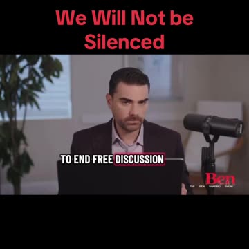 Ben Shapiro - We Will Not be Silenced
