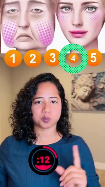 This simple face exercise tones your jawline,lift your cheeks...