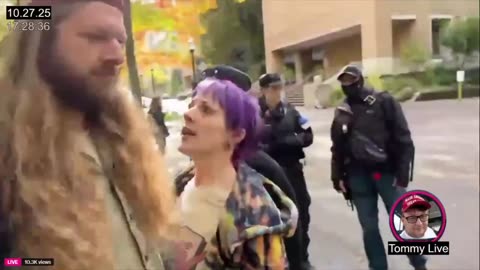 Same tactics on campus as they are off campus. These two are definitely up to no good.