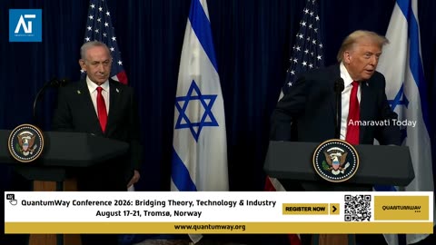 Trump Warns Hamas, Honors Netanyahu as Israel Prize Announced | USA | Amaravati Today