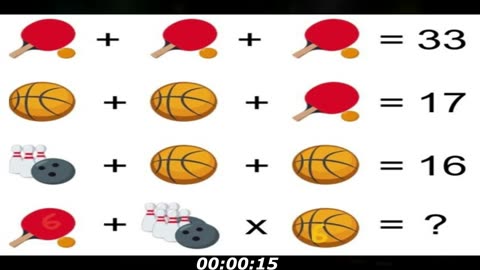 Tennis racket puzzle: Tennis racket, basketball and bowling, look carefully to not miss it