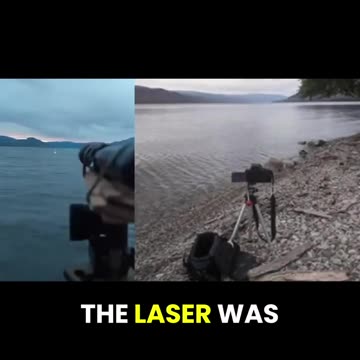 Lézeres mérés a laposföld bizonyítására