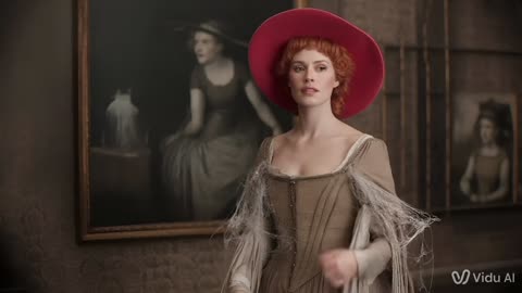 Historical Reverie: A Woman in Red