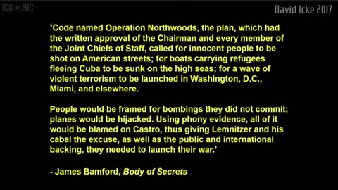 Was die Welt für immer veränderte, Wesley Clark CIA Operation Northwoods, David Icke -deutsch-
