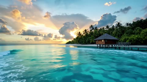 tropical beach ocean