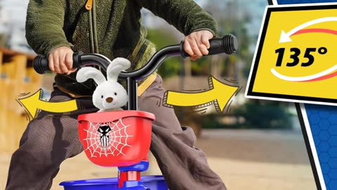 Tricycle for Toddlers 1-3 3-5 Year Olds, Spider Toddler Bike Baby Balance