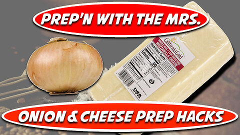 Simplify Your Cooking Routine - Freeze Onions and Cheese Like This! disaster prep