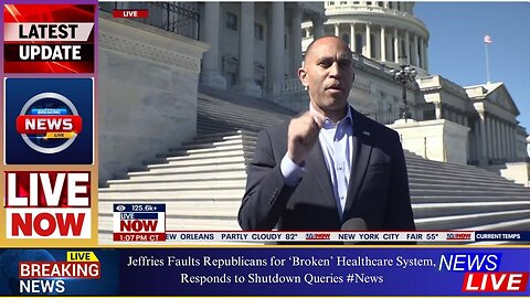 Jeffries Slams GOP Over ‘Failed’ Healthcare, Addresses Government Shutdown Concerns #News