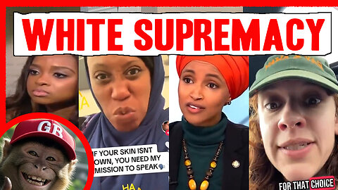 White Supremacy at it's Finest! 🙈🙉🙊