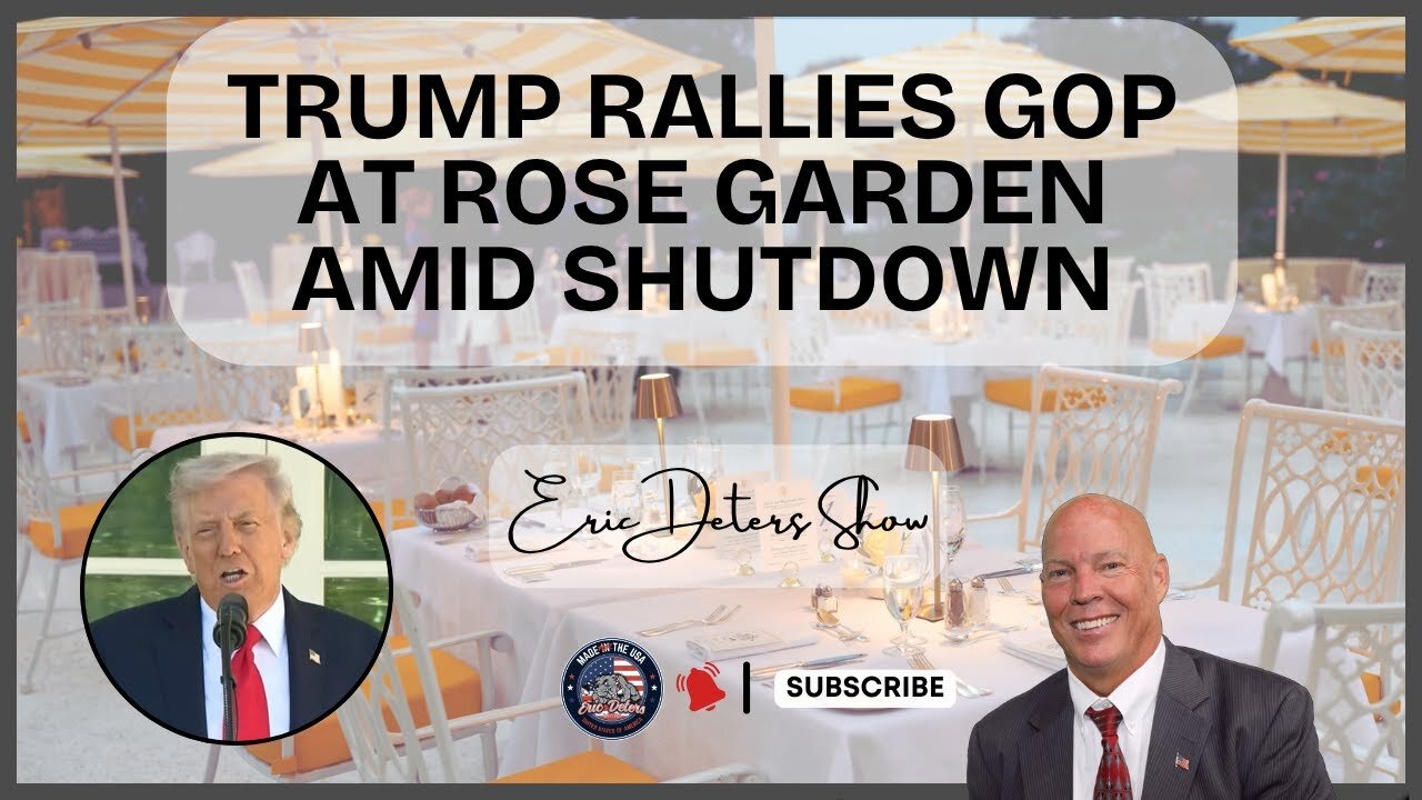 Trump Rallies GOP at Rose Garden Amid Shutdown | Eric Deters Show