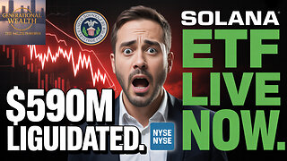 Fed Rate Cut TRIGGERS $590M LIQUIDATION | Solana ETFs Go LIVE