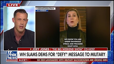 Joey Jones HAMMERS Dems for Telling Military To Defy Trump