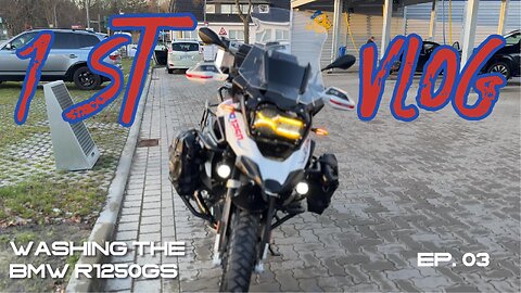 BMW R1250GS - First Vlog - Washing the bike