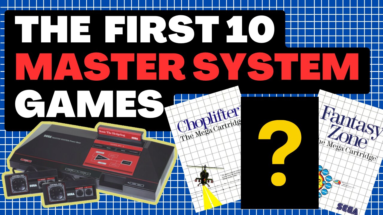 The FIRST 10 Master System Games Released