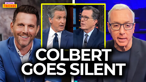 Colbert Goes Quiet Gavin Newsom Pushes Insane Conspiracy Theory Live On-Air