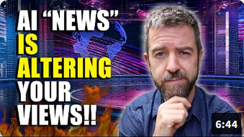 The DYSTOPIAN Future of News: PROOF! How AI, Is DECIDING, WHAT YOU THINK!,Dan Dicks, Press For Truth