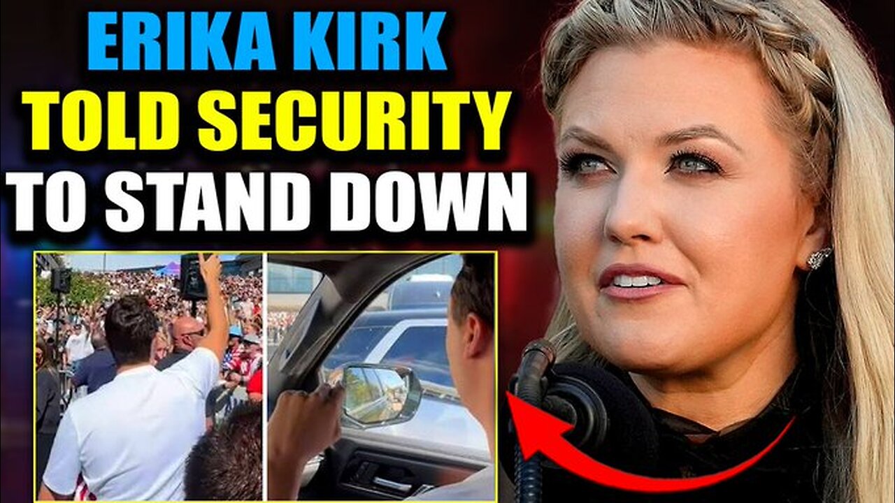 Erika Kirk Gave Security Stand Down Order at UVU Event