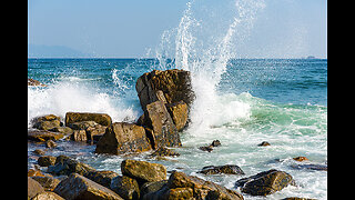 The Sound Of Waves And Wind