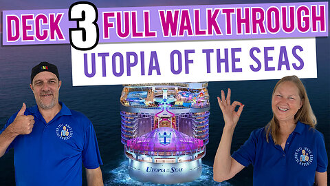 Utopia Of The Seas Public Deck 3 | Tall Man's Cruise Adventures