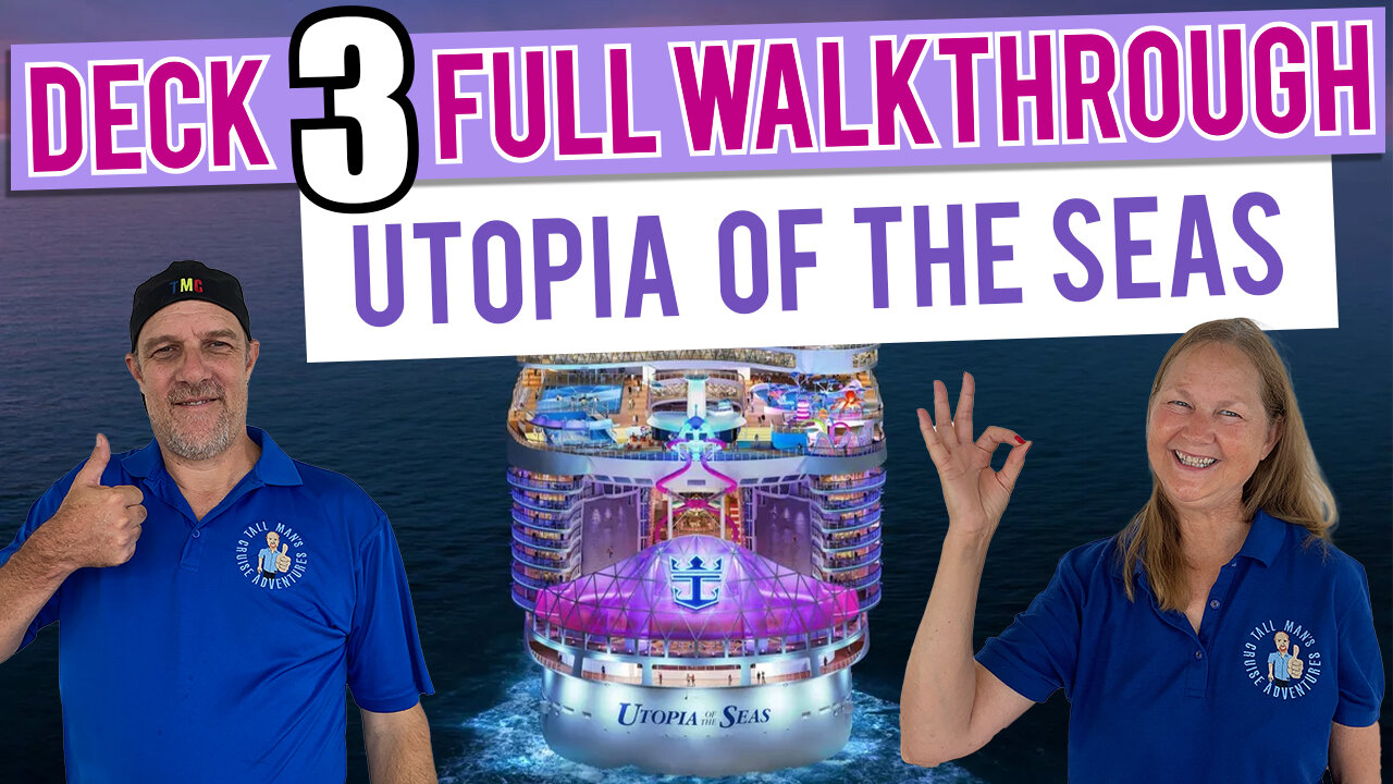 Utopia Of The Seas Public Deck 3 | Tall Man's Cruise Adventures