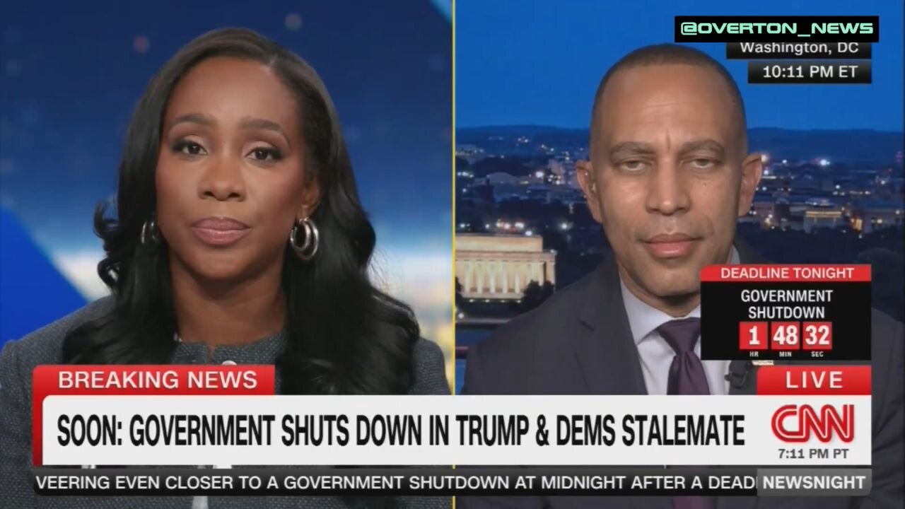 CNN's Abby Phillip Tortures Fellow Dem Hakeem Jeffries By Forcing Him To Watch Trump Sombrero Video
