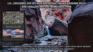 CHECKING OUT MY 80TH WATERFALL CALLED KANARRA FALLS AND CHILLING AROUND HURRICANE, UTAH