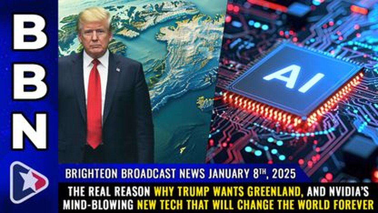 REAL reason why Trump wants Greenland, & NVIDIA’s New Tech that Will Change the World 4ever