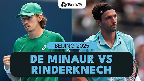 Alex De Minaur vs Arthur Rinderknech Entertaining Match 🙌 | Beijing 2025 Highlights