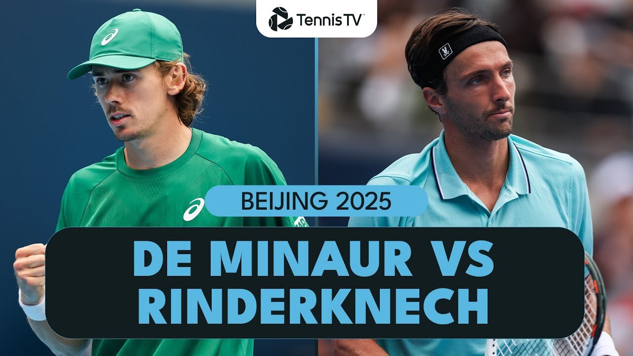 Alex De Minaur vs Arthur Rinderknech Entertaining Match 🙌 | Beijing 2025 Highlights