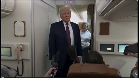 President Trump Gaggles with Press on Air Force One En Route Joint Base Andrews, Jan. 22, 2026