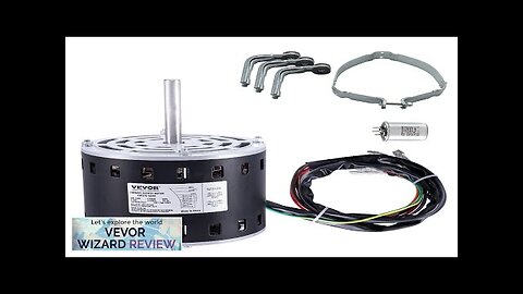 VEVOR 1/2HP Furnace Blower Motor 208/230V 2.7Amps 1075RPM 5 Speeds CW/CCW Rotation Review