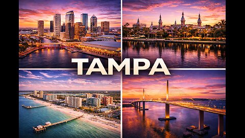 TAMPA, FLORIDA 4K 🌅✨