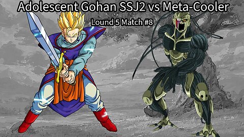 Lound 5 Match #8: Adolescent Gohan SSJ2 vs Meta-Cooler (DB: Raging Blast 2 Ultimate Tournament)
