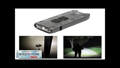 NITECORE TIP SE 700LM P8 Dual Light LED Keychain Flashlight Type-C Rechargeable Review