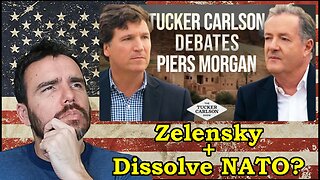 Tucker & Piers Debate - "Rich Zelensky and Dissolving NATO?" Reaction! #piers #tucker #nato