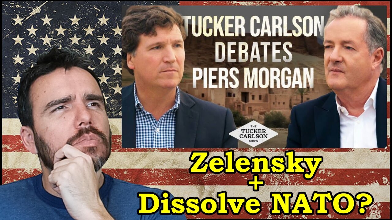 Tucker & Piers Debate - "Rich Zelensky and Dissolving NATO?" Reaction! #piers #tucker #nato