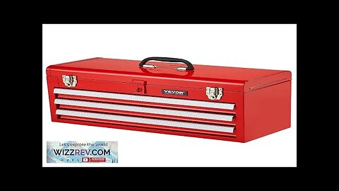 Tool Box 20.5-inch Portable Metal Tool Box with 3 Drawers Tool Organizer Review