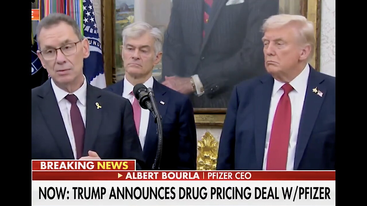 Trump announces the Big Deal with Pfizer and JOKES on Lethal Covid Vaccines