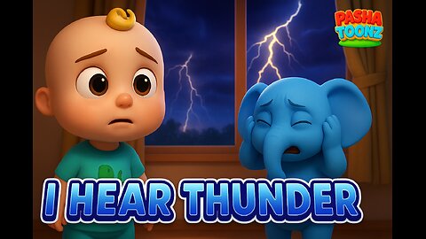 I Hear Thunder! 🌩️ Rain, Wind & Snow | Kids Songs & Nursery Rhymes | PashaToonz
