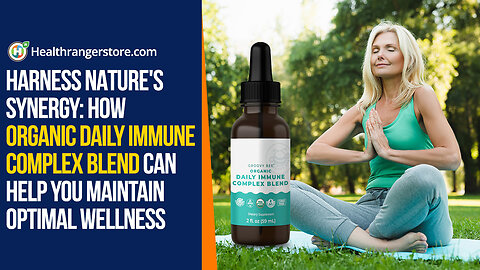 Harness nature's synergy: How Organic Daily Immune Complex Blend can help you maintain optimal...