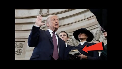 TRUMP REFUSES TO SWEAR ON THE BIBLE DURING HIS OATH THAT WAS AN ELEVATION TO RANK OF GOD RITUAL!