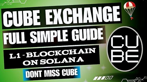 😱😱HOW To Join CUBE EXCHANGE Airdrop | Cube Exchange KYC Process | CUBE Exchange Airdrop