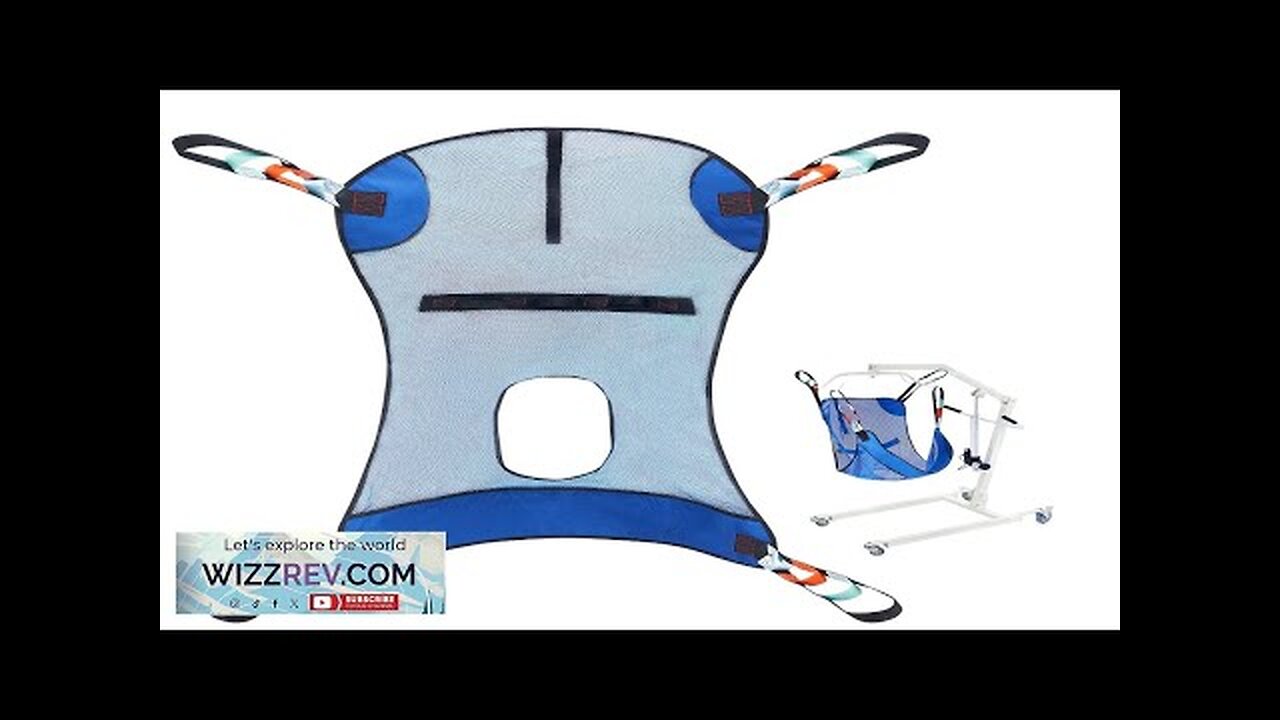 VEVOR Full Body Patient Lift Sling & Commode Opening Patient Lift Medical Review