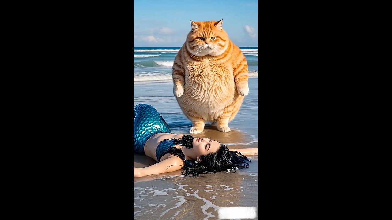 cut cat and girl