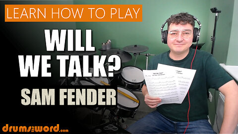 ★ Will We Talk? (Sam Fender) ★ Drum Lesson PREVIEW | How To Play Song (Drew Michael)