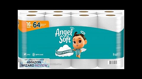 Angel Soft Toilet Paper 16 Mega Rolls = 64 Regular Rolls Soft Review