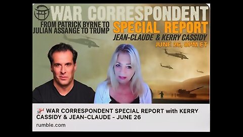 KERRY CASSIDY INTERVIEWED BY JEAN CLAUDE: PATRICK BYRNE "DANGER CLOSE"