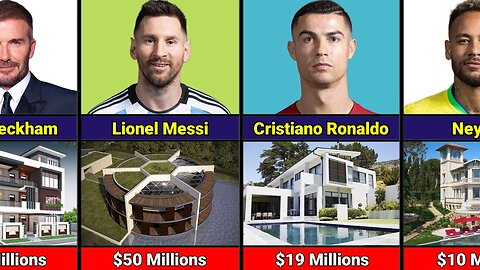 Most EXPENSIVE HOUSE OF FAMOUS FOOTBALL PLAYERS