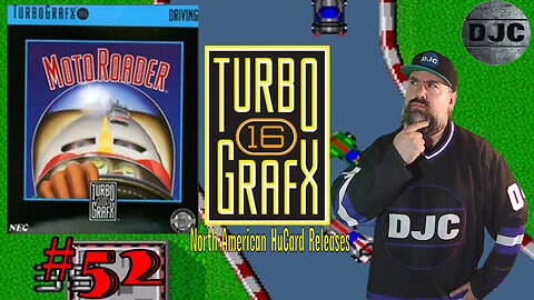 TURBOGRAFX 16 - North American HuCard Releases #52 - "MOTO ROADER"