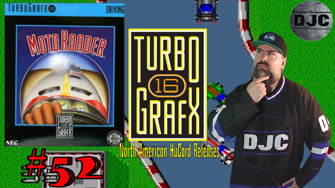 TURBOGRAFX 16 - North American HuCard Releases #52 - "MOTO ROADER"